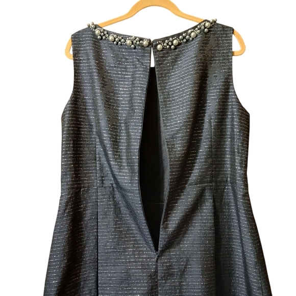 Tahari Embellished Fit and Flare Mini Dress - Picture 5 of 8